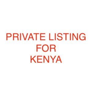 Private listing for Kenya